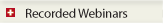 Recorded Webinars