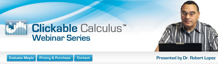 Clickable Calculus Webinar Series
