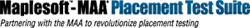 Maplesoft - MAA Placement Test Suite Logo