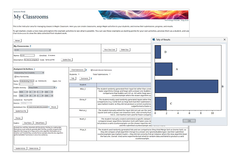 Maple Classroom Technology Preview