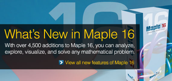 What's New in Maple 16