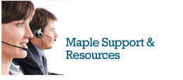 Maple Support & Resources