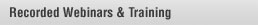 Recorded Webinars & Training
