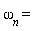 omega[n] = 