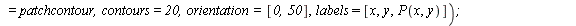 restart; 1; with(plots); -1; `:=`(rho, 0); -1; `:=`(mu[x], 0); -1; `:=`(mu[y], 0); -1; `:=`(sigma[x], 1); -1; `:=`(f, `*`(`/`(`+`(`*`(2, `*`(Pi, `*`(sigma[x], `*`(sigma[y], `*`(sqrt(`+`(1, `-`(`*`(`^`...