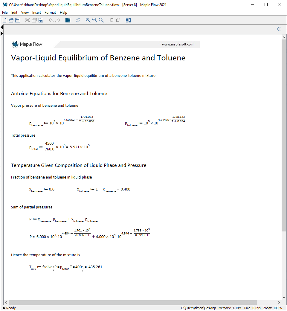 Engineering software solutions from Maplesoft