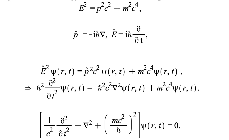 Relativistic Quantum Mechanics - Maple Application Center