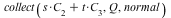 collect(`+`(`*`(s, `*`(C[2])), `*`(t, `*`(C[3]))), Q, normal)