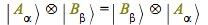 `&otimes;`(Ket(A, alpha), Ket(B, beta)) = `&otimes;`(Ket(B, beta), Ket(A, alpha))