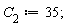 C[2] := 35;