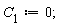 C[1] := 0;