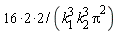 2*(16*2)/(k[1]^3*k[2]^3*Pi^2)