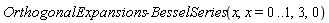 OrthogonalExpansions:-BesselSeries(x, x = 0 .. 1, 3, 0)