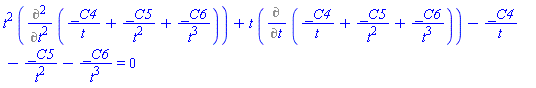 t^2*(Diff(_C4/t+_C5/t^2+_C6/t^3, t, t))+t*(Diff(_C4/t+_C5/t^2+_C6/t^3, t))-_C4/t-_C5/t^2-_C6/t^3 = 0