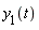 y[1](t)