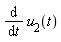 diff(u[2](t), t)