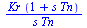 `/`(`*`(Kr, `*`(`+`(1, `*`(s, `*`(Tn))))), `*`(s, `*`(Tn)))