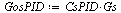`:=`(GosPID, `*`(CsPID, `*`(Gs)))
