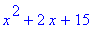 x^2+2*x+15