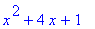 x^2+4*x+1