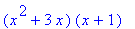 (x^2+3*x)*(x+1)