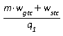 (m*w__gtc+w__stc)/q__1