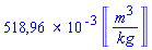 .5189588090*Units:-Unit(m^3/kg)