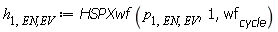 h[1, `EN,EV`] := HSPXwf(p[1, EN, EV], 1, wf[cycle])