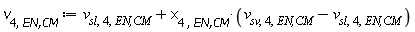 v[4, `EN,CM`] := Units:-Standard:-`+`(v[sl, 4, `EN,CM`], Units:-Standard:-`*`(x[4, `EN,CM`], Units:-Standard:-`+`(v[sv, 4, `EN,CM`], Units:-Standard:-`-`(v[sl, 4, `EN,CM`]))))