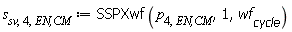 s[sv, 4, `EN,CM`] := SSPXwf(p[4, `EN,CM`], 1, wf[cycle])