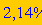 0.2140227447e-1