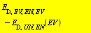 Units:-Standard:-`+`(E[D, EV, EN, EV], Units:-Standard:-`-`(E[D, UN, EN](EV)))