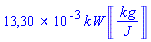0.1329943215e-1*kW*Units:-Unit(kg/J)