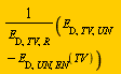 Units:-Standard:-`*`(Units:-Standard:-`+`(E[D, TV, UN], Units:-Standard:-`-`(E[D, UN, EN](TV))), Units:-Standard:-`/`(E[D, TV, R]))