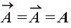 `#mover(mi("A"),mo("&rarr;"))` = `#mover(mi("A"),mo("&rharu;"))` and `#mover(mi("A"),mo("&rharu;"))` = A
