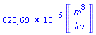 0.8206876245e-3*Units:-Unit(m^3/kg)