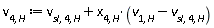 v[4, H] := Units:-Standard:-`+`(v[sl, 4, H], Units:-Standard:-`*`(x[4, H], Units:-Standard:-`+`(v[1, H], Units:-Standard:-`-`(v[sl, 4, H]))))