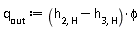 q[out] := Units:-Standard:-`*`(Units:-Standard:-`+`(h[2, H], Units:-Standard:-`-`(h[3, H])), phi)