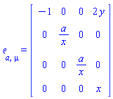 Physics:-Tetrads:-e_[a, mu] = Matrix(%id = 18446744078512745638)