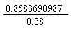 .8583690987/(.38)
