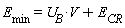 E[min] = V*U[B]+E[CR]