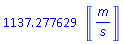 1137.277629*Units:-Unit(m/s)