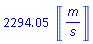 2294.054024*Units:-Unit(m/s)