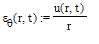 epsilon[theta](r,t) := u(r,t)/r