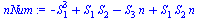 `+`(`-`(`*`(`^`(S[1], 3))), `*`(S[1], `*`(S[2])), `-`(`*`(S[3], `*`(n))), `*`(S[1], `*`(S[2], `*`(n))))