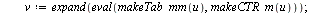 `assign`(makeTab_mm, proc () local vP, U; `assign`(U, makeTab(args)); `assign`(vP, sort([op(indets(U))])); [seq([`*`(mul(k[seq(degree(x, vP[i]), i = 1 .. nops(vP))], x = y[1]), `*`(y[2])), mul(S[seq(d...