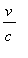 v/c