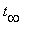 t[infinity]