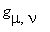 g[mu,nu]
