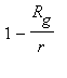 1-R[g]/r